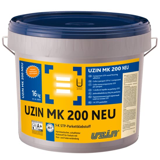Однокомпонентный STP-силановый клей для паркета UZIN MK200 16 кг.