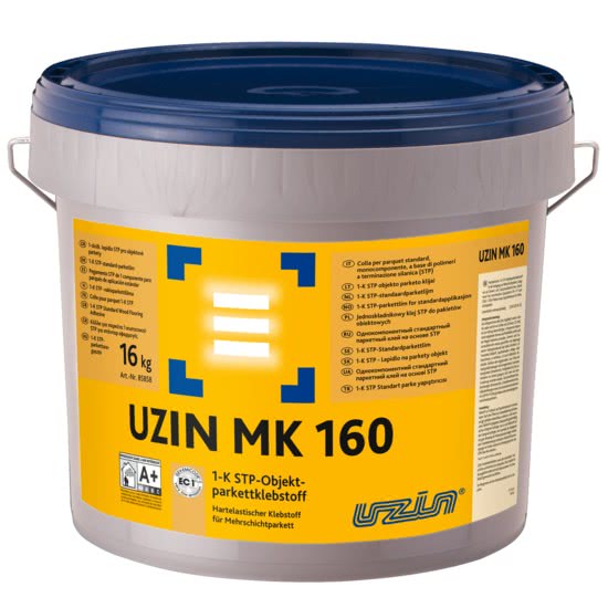 Однокомпонентный паркетный силановый клей UZIN MK160 16 кг.